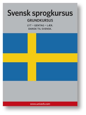 cover image of Svensk sprogkursus